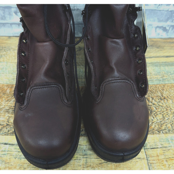 Belleville 330ST Steel Toe Brown Leather Flight Boots Mens Size 11 R New - Picture 3 of 8
